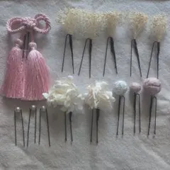 和装髪飾りセット 14点