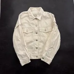 00s archive denim jacket y2k 白