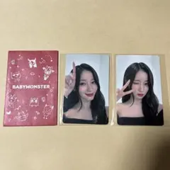 babymonster アサ　タワレコ　カフェ　トレカ　2枚セット　ベビモン