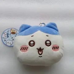 ちいかわ　ぬいぐるみパスケースポーチ①　ハチワレ