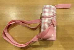 THERMOS ピンク チェック柄 水筒カバー