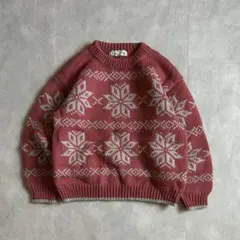 ビンテージノルディックセーター レディース] ~1980's アイスランド製 ヴィンテージ ノルディック