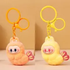 L ABUBU ラブブ キーホルダー 2点