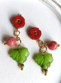 8605 インプレッション ジャスパー チェコビーズ パーツ