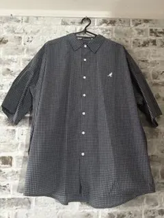 KANGOL MONO-MART チェックシャツ 半袖 Lサイズのサムネイル