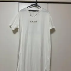Samansa Mos2 BONJOUR 半袖ワンピース