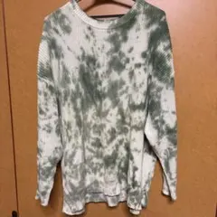 RODEO CROWNS タイダイ柄長袖ニット