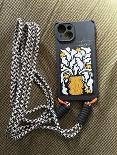 花柄デザイン iPhone用ハードケース