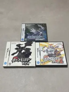 【動作確認済】ポケットモンスター ダイヤモンド・ホワイト・ホワイト2 箱あり