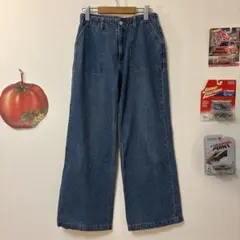 ワイドストレートデニム 古着 ポーカーズ this uniform Bio