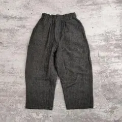 希少 ICHI Antiquites ウールリネンヘリンボーンパンツ