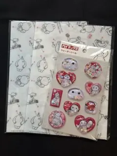 【匿名配送】ベイマックス ウォーターシール A5クリアファイル 3点 セット