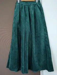 ダークグリーン ガウチョパンツ Мサイズ