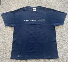 希少　90's　SPIDER-MAN ヴィンテージ　Tシャツ ムービー　XL　紺