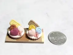 ミニチュアスィーツ　ロータスハートマカロンタルトセット