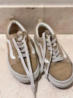 VANS バンズ スニーカー ベージュ キッズ 21cm