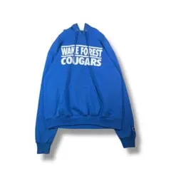 Champion　チームロゴパーカー　サイズM　ブルー