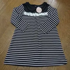 ワンピース　襟付き　長袖　新品　未使用　100 110