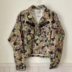 【未使用品】X-girl MILITARY SHIRT テディベア柄 迷彩