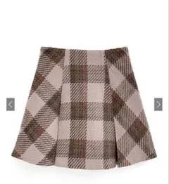GRL インパン裏地付きツイードチェックミニスカート［tu1441］