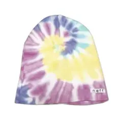 NEFF ネフ タイダイ ビーニー コットン 綿 カラフル ニットキャップ 帽子のサムネイル