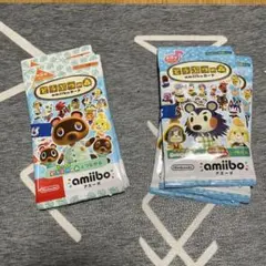 【新品】　どうぶつの森　amiboカード　3弾&5弾　各3パック　バラパック