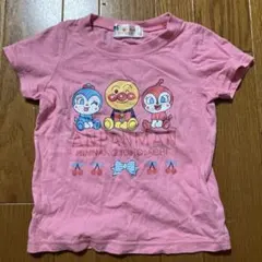 アンパンマン 半袖Tシャツ ピンク 90cm