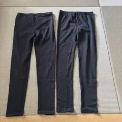ユニクロ UNIQLO レギンス M 2枚セット ブラック