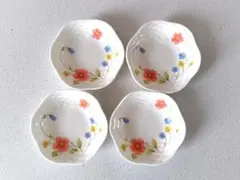 ナルミ NARUMI Just Flowers 豆皿 ４枚セット