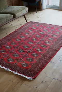 【上質】　トライバルラグ　ペルシャ　絨毯　ビンテージ