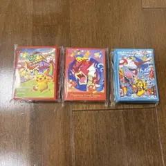 ポケモンセンター　スペシャルBOX スリーブ（デッキシールド）　3種セット