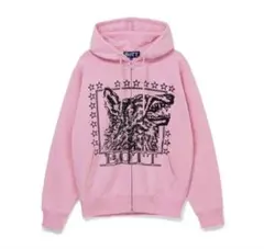 BoTT ピンク ロゴ入り フルジップパーカー BoTT / ボット WOLF ZIP HOODIE（パーカー）｜PULP（パルプ）の通販