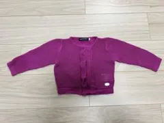 BeBe カーディガン パープル 90cm