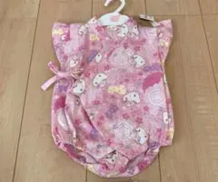 【本日限定価格】サイズ70 ハローキティ　甚平ロンパース