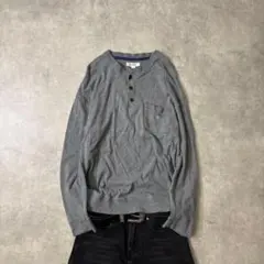 00s thermal henley tee gray archive cboy - メルカリ