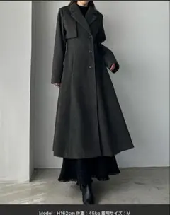 2026年最新】ルエレ ウエストシェイプフレアチェスターコートの人気