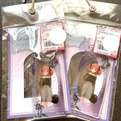 五等分の花嫁　アクリルキーホルダー　x2 中野ニ乃　アベイル