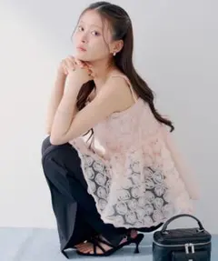 Chico ローズチュールペプラムブラウスのサムネイル
