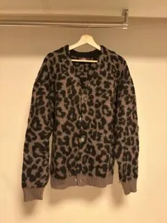 ★専用フリークスストア×penney’sペニーズ/ニットカーディガン/レオパード フリークスストア×penney'sペニーズ/ニットカーディガン/レオパード
