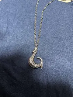 hawaiian jewelry フィッシングフック・シルバー・チェーン付き