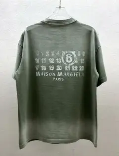 MAISON MARGIELA ナンバリングTシャツ グリーン