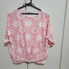 Cutie Blonde 花柄Tシャツ Mサイズ