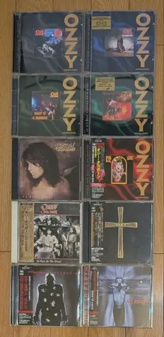 オジー・オズボーン CD 10枚セット　ベスト盤ステッカー付 オジー・オズボーン CD 10枚セット ベスト盤ステッカー付 - メルカリ