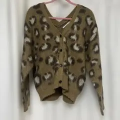 Urban Research ヒョウ柄カーディガン