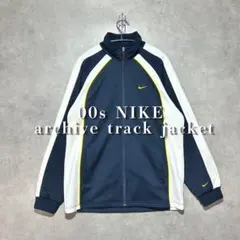 00s NIKE ナイキ トラックジャケット ネイビー Mサイズ アーカイブ