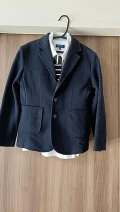 子供用　ジャケット ワイシャツ ネクタイ　発表会 　男の子140cm