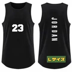 新品 L マイケル ジョーダン タンクトップ ブラック 黒 NBA ブルズ