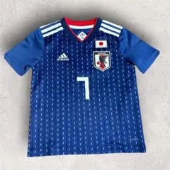 【美品】アディダス 日本代表 2018 柴崎岳選手 背番号7 サイズ130のサムネイル