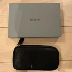 早い者勝ち】&Liebe 4本差ジップペンケース 栃木レザー ダークブラウン