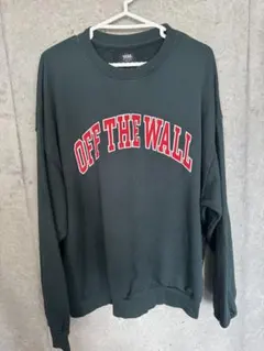 VANS OFF THE WALL スウェット ダークグリーン Lのサムネイル